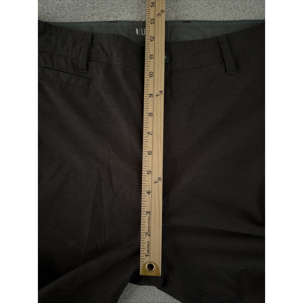 Linksoul Men's Gray Flat-Front Performance Shorts SZ 32 - Picture 10 of 14
